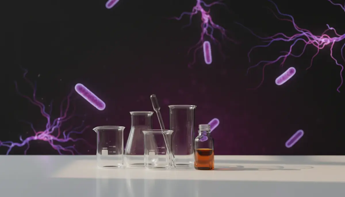 Illustration of beneficial gut bacteria, the target of the SlimTide formula
